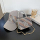Grey Fashion Casual Hot Drilling Letter Bags