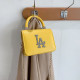 Yellow Fashion Casual Letter Patchwork Bags