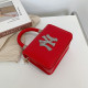Red Fashion Casual Letter Patchwork Bags