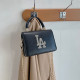 Black Fashion Casual Letter Patchwork Bags