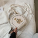 White Fashion Casual Patchwork Rivets Bags