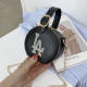 Black Fashion Casual Letter Hot Drill Bags