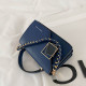 Blue Fashion Casual Letter Patchwork Bags