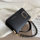 Black Fashion Casual Letter Patchwork Bags