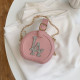 Pink Fashion Casual Letter Hot Drill Bags
