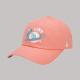 Orange Pink Fashion Street Letter Embroidered Hat