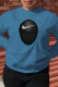 Blue Fashion Sportswear Print Patchwork O Neck Tops (squid game)