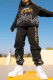 Black Fashion Casual Print Basic Hooded Collar Long Sleeve Two Pieces
