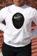 White Fashion Sportswear Print Patchwork O Neck Tops (squid game)
