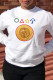 White Fashion Daily Print Patchwork O Neck Tops (squid game)