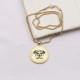 Gold Fashion Street Geometric Patchwork Necklaces