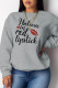 Grey Casual Sportswear Print Patchwork O Neck Tops