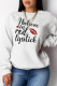 White Casual Sportswear Print Patchwork O Neck Tops