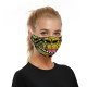 Yellow Fashion Casual Print Face Protection