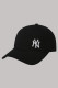 Black Fashion Simplicity Embroidery Letter Hat
