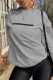 Grey Street Sportswear Print Patchwork O Neck Tops