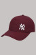 Burgundy Fashion Simplicity Embroidery Letter Hat