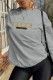 Grey Street Sportswear Print Patchwork O Neck Tops