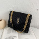 Black Fashion Vintage Letter Metal Accessories Decoration Bags