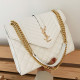 White Fashion Vintage Letter Metal Accessories Decoration Bags