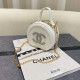 White Fashion Casual Letter Hot Drill Bags