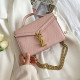 Pink Fashion Simplicity Letter Chains Bags