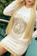 White Fashion Bronzing Patchwork Hooded Collar One Step Skirt Dresses