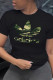 Black Casual Sportswear Print Patchwork O Neck T-Shirts
