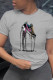 Grey Street Sportswear Print Patchwork O Neck T-Shirts
