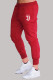 Red White Fashion Sportswear Print Patchwork Mid Waist Pencil Bottoms