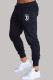 Black And White Fashion Sportswear Print Patchwork Mid Waist Pencil Bottoms