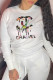 White Street Daily Print Patchwork O Neck Tops