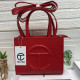 Red Fashion Vintage Geometric Letter Bags