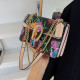 Pink Fashion Street Print Patchwork Bags
