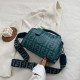 Peacock Blue Fashion Casual Print Letter Bags