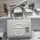 White Fashion Vintage Geometric Letter Bags
