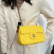 Yellow Fashion Casual Letter Patchwork Bags