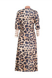 Leopard Print Fashion Casual Print Cardigan Outerwear