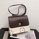 White Fashion Casual Print Patchwork Bags