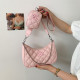 Pink Fashion Casual Letter Patchwork Bags
