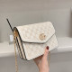 Cream White Fashion Casual Letter Patchwork Bags