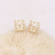 Gold Fashion Simplicity Geometric Patchwork Earrings
