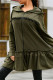 Green Fashion Casual Solid Patchwork Hooded Collar Outerwear