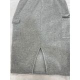 Coffee Casual Solid Patchwork Pocket Hooded Collar Long Sleeve Two Pieces