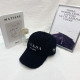 Black Fashion Simplicity Letter Embroidered Hat