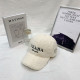 White Fashion Simplicity Letter Embroidered Hat