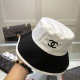 White Fashion Simplicity Letter Embroidered Hat