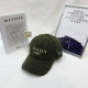 Ink Green Fashion Simplicity Letter Embroidered Hat