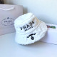 White Fashion Simplicity Letter Embroidered Hat