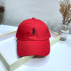 Red Fashion Simplicity Embroidered Hat